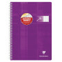 Cahier reliure intégrale déficients visuels 21x29,7cm 100p séyès noir 2,5mm 10/1