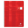 Cahier reliure intégrale déficients visuels 24x32cm 100p séyès noir 2,5mm 10/10