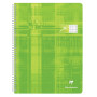 Cahier reliure intégrale déficients visuels 24x32cm 100p séyès noir 2,5mm 10/10