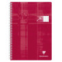Cahier reliure intégrale déficients visuels 21x29,7cm 100p séyès noir 2,5mm 10/1