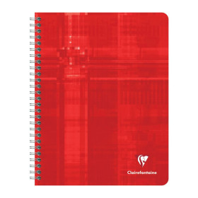 Cahier reliure intégrale 17x22cm 180p séyès