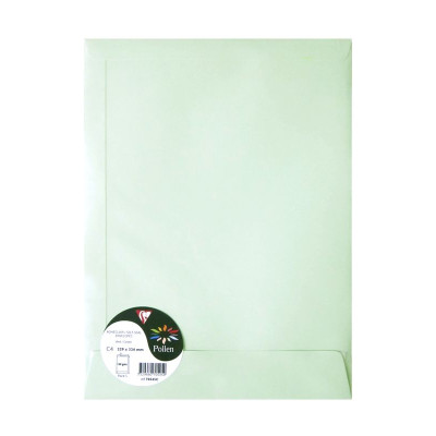 Sachet de 5 pochettes Pollen 229x324, vert