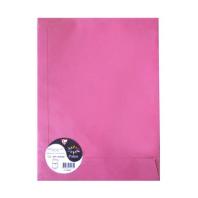 Sachet de 5 pochettes Pollen  229x324, rose fuchsia
