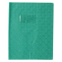 Protègecahier Grain Losange 18/100ème 17x22 vert + porte étiquette