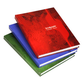 7000, Cahier brochure rembordée rigide 17x22 288p séyès 70g