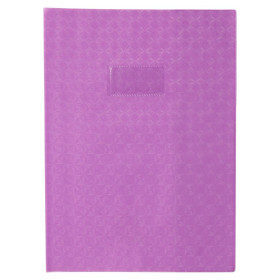 Protègecahier Grain Losange 18/100ème 21x29,7 violet + porte étiquette