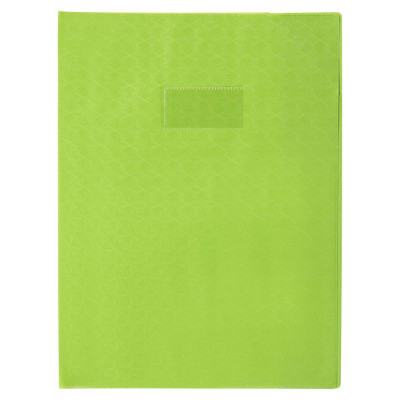 Protègecahier Grain Losange 18/100ème 21x29,7 vert clair + porte étiquette