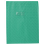 Protègecahier Grain Losange 18/100ème 24x32 vert + porte étiquette