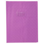 Protègecahier Grain Losange 18/100ème 24x32 violet + porte étiquette