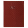 Protègecahier Grain Losange 18/100ème 24x32 brun + porte étiquette