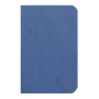 Nomaddict (Age Bag) carnet piqué 9x14cm 96p uni bleu