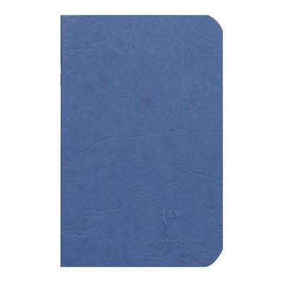 Nomaddict (Age Bag) carnet piqué 9x14cm 96p uni bleu