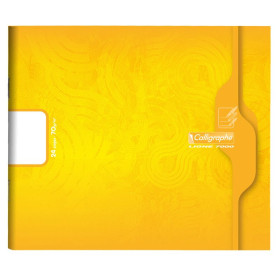 7000, Cahier à l'italienne piqué 17x14,7 24p uni 70g
