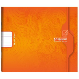 7000, Cahier à l'italienne piqué 17x14,7 24p DL5mm 70g
