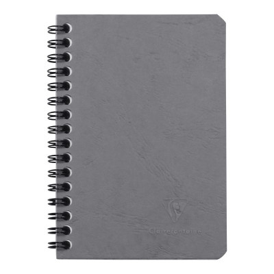 Nomaddict (Age Bag) carnet reliure intégrale 9x14cm 100p ligné gris