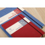 Nomaddict (Age Bag) My.Essential carnet cousu dos carré 14,8x21cm 192p 5x5 Rouge