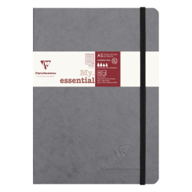 Nomaddict (Age Bag) My.Essential carnet cousu dos carré 14,8x21cm 192p ligné Gri