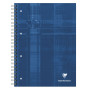 Bind'O Block 22,5x29,7cm 160p Q.5x5 cadré couverture bleue 4 couleurs de bandes