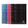 Bind'O Block 22,5x29,7cm 160p Q.5x5 cadré  4 couleurs de bandes perfo. 4 trous
