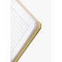Cahier reliure intégrale 22,5x29,7cm 240p Q.5x5 cadré 60p x 4 teintes papier per