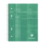 Bind'O Block 16x21cm 180p Q.5x5 cadré perfo. 6 trous + 3 intercalaires repositio