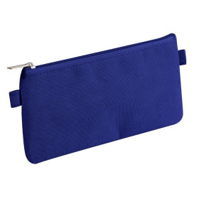 * TEXTILE Trousse plate 22x11cm, 4 couleurs assorties