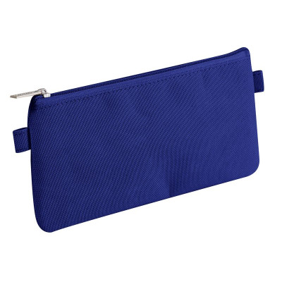 * TEXTILE Trousse plate 22x11cm, 4 couleurs assorties