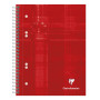 Cahier reliure intégrale 16x21cm 160p ligné perfo. 6 trous