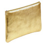 CUIRISÉ Trousse cuir Plate 11x22cm Doré