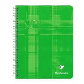 Cahier reliure intégrale 16,5x21cm 120p Q.5x5 + marge