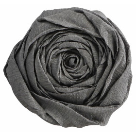 PAPIER CRÉPON 40%, Paquet de 10 feuilles, 2,00x0,50m, Gris