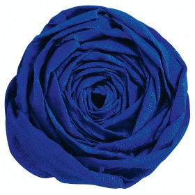 PAPIER CRÉPON 60%, Paquet de 10 feuilles, 2,50x0,50m, Bleu France