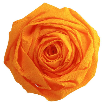 PAPIER CRÉPON 60%, Paquet de 10 feuilles, 2,50x0,50m, Jaune or