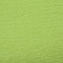PAPIER CRÉPON 60%, Paquet de 10 feuilles, 2,50x0,50m, Vert pomme