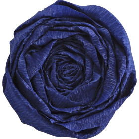 PAPIER CRÉPON 60%, Paquet de 10 feuilles, 2,50x0,50m, Bleu marine