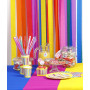 CRÉPON IGNIFUGÉ, 10 bandes, 5cmx10m, Assortiment mixte