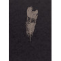 Flying Spirit  Bloc couverture enveloppante noir 16x21cm 100p Ivoire 90g
