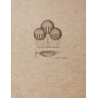 Flying Spirit Carnet cousu A6 Ivoire100p kraft feuilles