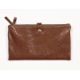 Trousse Brun glacé Flying Spirit Pliée plate 2 compartiments 27x23,6x2,8cm Cuire