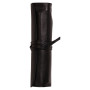 Trousse Noir Flying Spirit en rouleau 26,7x20,5cm Cuire d'agneau