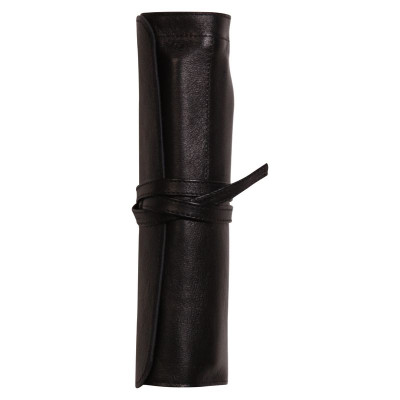 Trousse Noir Flying Spirit en rouleau 26,7x20,5cm Cuire d'agneau