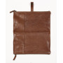 Trousse Brun glacé Flying Spirit Pliée plate 2 compartiments 27x23,6x2,8cm Cuire