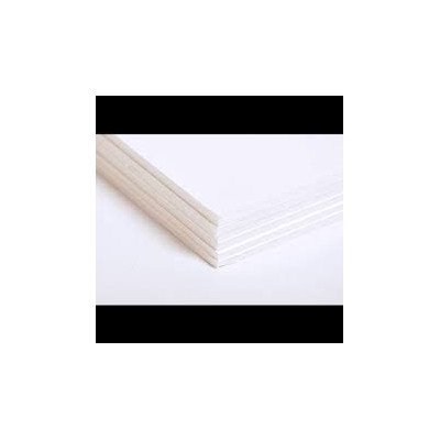 Carton Mousse 100x140cm 4F 10mm blanc
