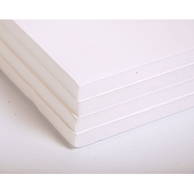 Carton Mousse 50x65cm 4F 10mm blanc