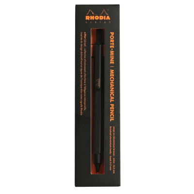 Rhodia scRipt portemine 0,5 mm BLACK