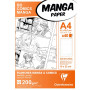 * Etui Manga Manga Paper Planches A4 40F 200g grille 6 cases