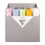 PAPIER CRÉPON 75%, Présentoir de 100 sachets d'1 feuille pliée, 2,50x0,50m, Asso