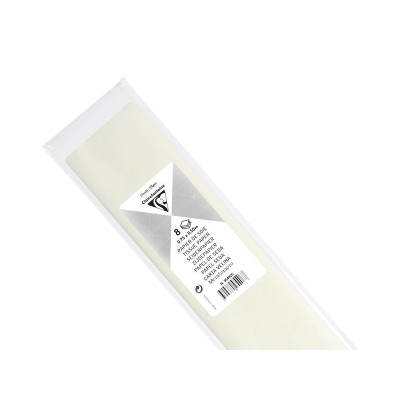 PAPIER DE SOIE, Sachet de 8 feuilles pliées, 50x75cm, 18g, Ivoire