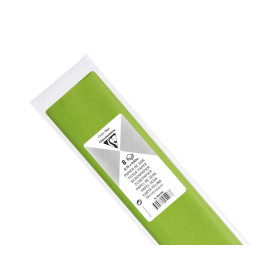 PAPIER DE SOIE, Sachet de 8 feuilles pliées, 50x75cm, 18g, Vert pomme