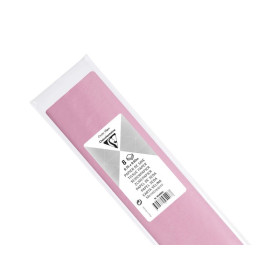 PAPIER DE SOIE, Sachet de 8 feuilles pliées, 50x75cm, 18g, Rose moyen